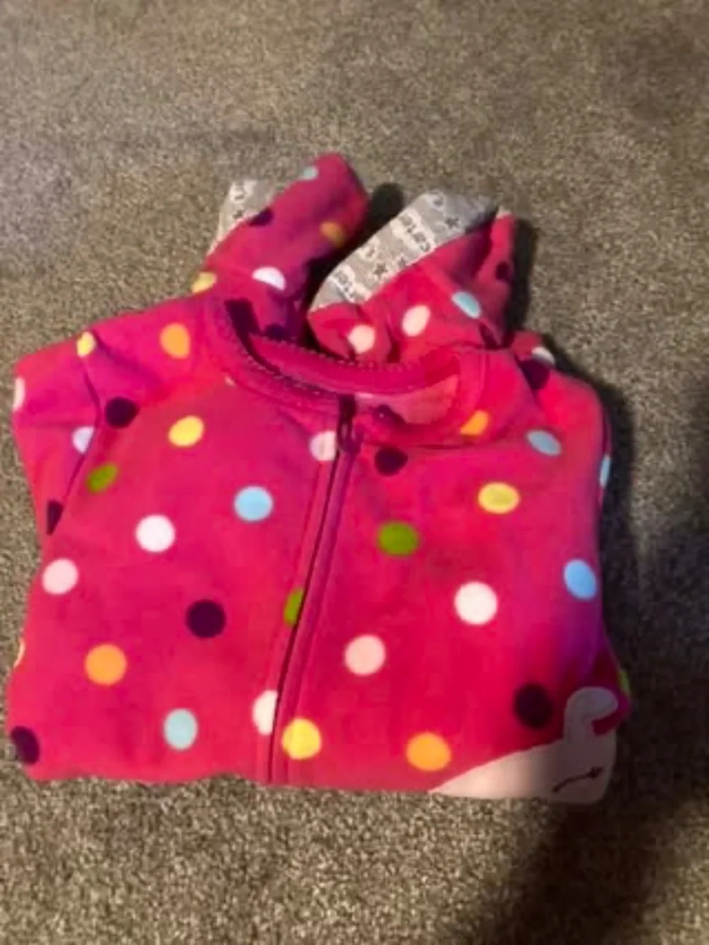 8 Toddler Fleece footed pjs 4T